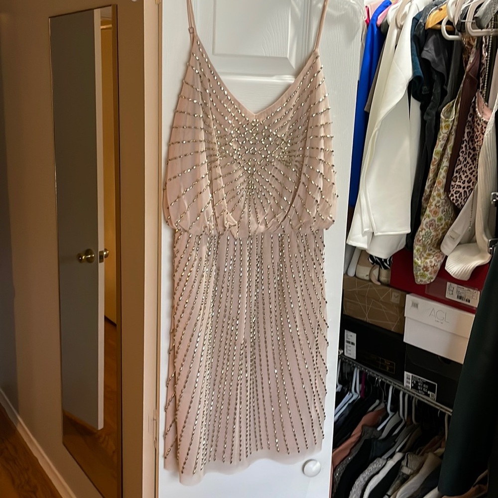Xscape Beaded Semi-Formal Dress - Size 6